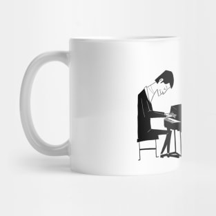 Elegant Piano Man Mug